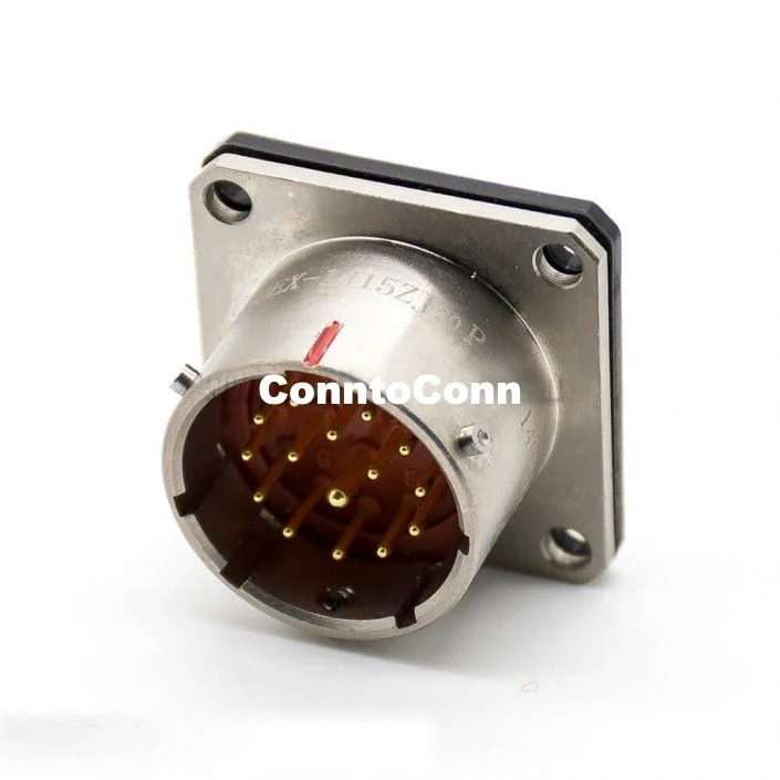 MIL-DTL-26482 SERIES Y50EX CONNECTOR STRAIGHT 14 SHELL SIZE BAYONET COUPLING 4 HOLES FLANGE NICKEL PLATING 15 PIN MALE SOCKET SOLDER CUP 1 MIL-DTL-26482 SERIES Y50EX CONNECTOR STRAIGHT 14 SHELL SIZE BAYONET COUPLING 4 HOLES FLANGE NICKEL PLATING 15 PIN MALE SOCKET SOLDER CUP