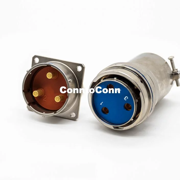 MIL-DTL-26482 SERIES XCD CIRCULAR ELECTRICAL CONNECTOR 36 SHELL 3PIN CABLE BAYONET COUPLING PLUG SOLDER SOCKET SOLDER CUP STRAIGHT MALE BUTT-JOINT FEMALE 4 HOLE FLANGE