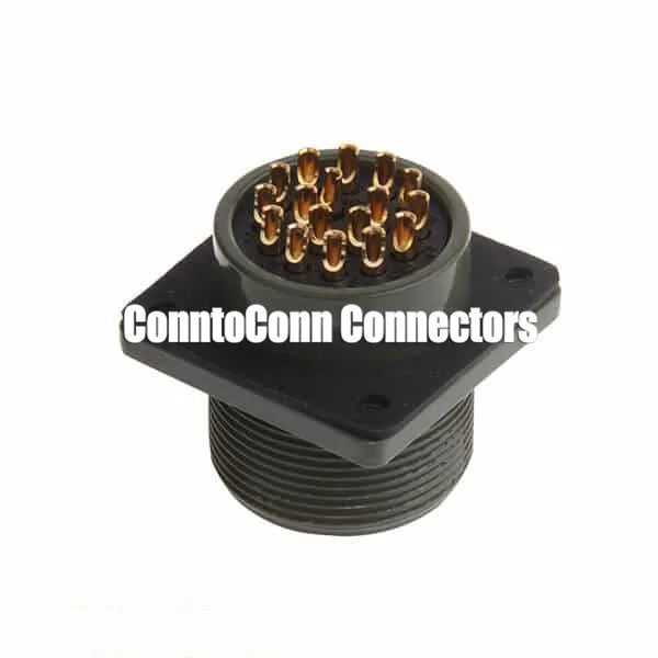 MS3102A20-29P OLIVE BOX RECEPTACLE CLASS A SIZE 20 17 #16 SOLDER CONTACT CONNECTOR