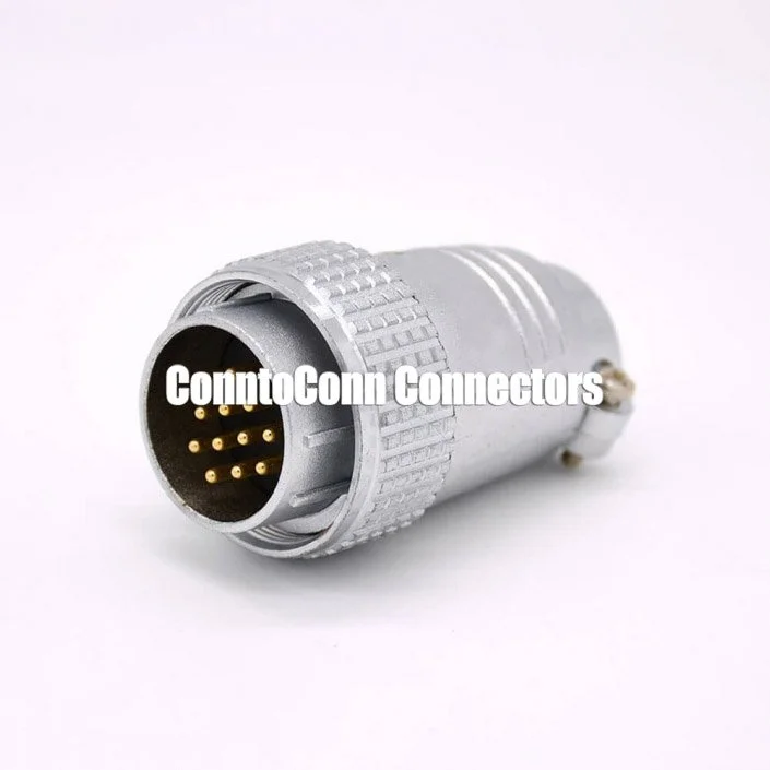 12 PIN CONNECTOR PLUG P28 MALE STRAIGHT FOR CABLE