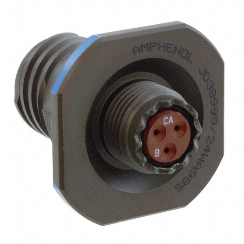 D38999/24WA98SN 3 POS Circular MIL Spec Connector Plug MIL-DTL-38999 Series III Crimp 2 D38999/24WA98SN 3 POS Circular MIL Spec Connector Plug MIL-DTL-38999 Series III Crimp - Image 2