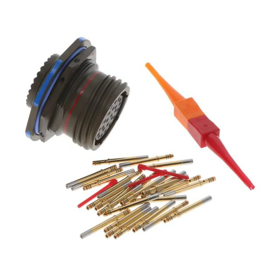 D38999/24WG24SN 24 POS Circular MIL Spec Connector Plug MIL-DTL-38999 Series III Crimp 1 D38999/24WG24SN 24 POS Circular MIL Spec Connector Plug MIL-DTL-38999 Series III Crimp